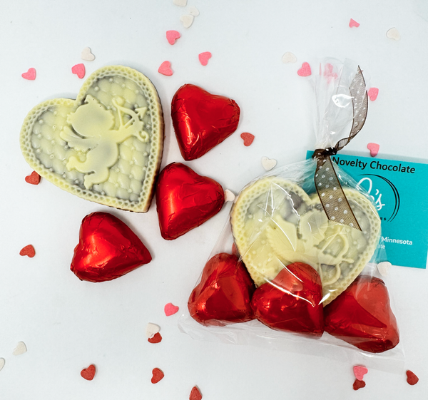 Cupid and Hearts Chocolate