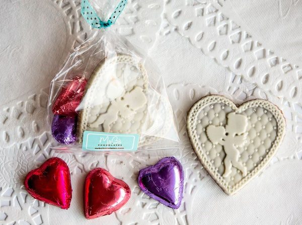 Cupid and Hearts Chocolate