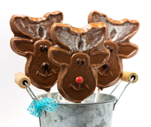 Reindeer Chocolate Sucker